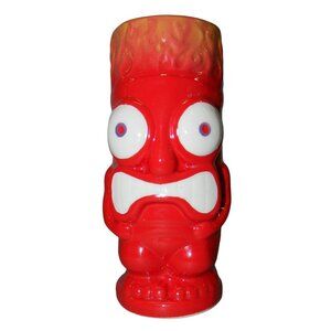 Tiki's Bar & Grill Waikiki Hawaii Tropical Torch Mug Vase Limited Ed Numbered